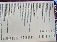 La cave Profonde menu