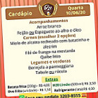 Ize Choperia menu