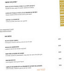 Bistro Paradis menu