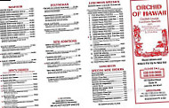 Orchid Of Hawaii menu