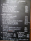 Le Saint Pierre menu