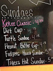 Fudgees Homemade Fudge Ice Cream menu