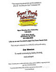 Front Porch Cafe menu