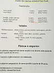 Oriental Fast Food Dieulefit menu