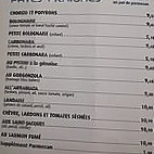 La Pizzeria menu