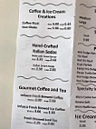 Dairy Korner menu