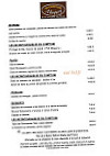 Le Comptoir Marguery menu