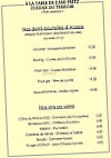 Chez L'ami Fritz menu