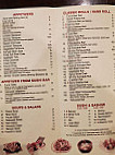 Sapporo Hibachi Sushi menu