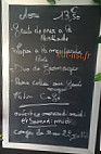 La Cassotte menu