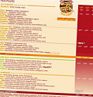 Pizzas Delices menu