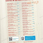 Le Nicoletta menu