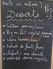 Les Maraichers menu