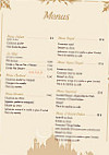 Orient'Halles menu