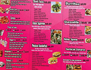 Botanas El Paiza menu