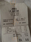 Jamoneria La Marina menu