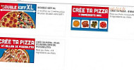 Domino's Pizza menu