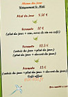 La Fournaise menu