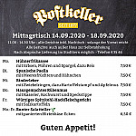 Postkeller menu