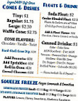 The Corner /ice Cream Parlor menu