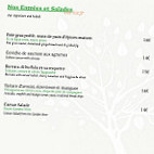 Le Garden View menu