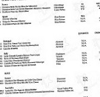 Lamont's Wine Store Cottesloe menu