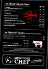 Restaurant L'Ostreidae menu