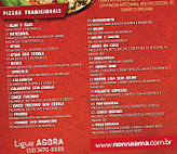 Nonna Ema Pizzaria E Cachoeirinha menu