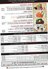 Bo Sushi menu