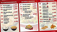 Wok N' Thaï menu