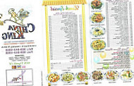 China King menu