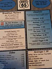 Route 65 Diner menu