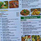 Ta One Thai menu