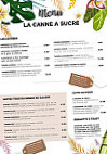 La canne a sucre menu