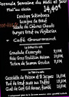 La Comedie menu