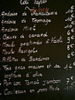 Le Sarment menu