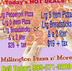 Millington Inn menu