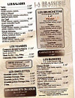 Brasserie de la Jeunesse menu