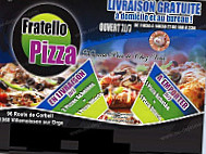 Fratello Pizza menu