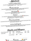 Cafe Josephine menu