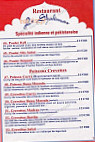 Shalimar menu