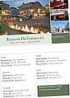 Brasserie du Commerce menu