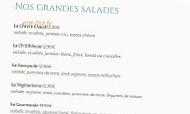 La Taverne D'ici Et D'ailleure menu