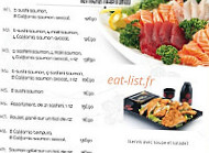 C'Roll Sushi menu