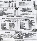 Dairy Queen Grill Chill menu