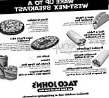 Taco John's menu