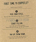 Chipotle Mexican Grill menu