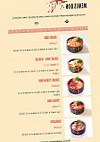 Oki Sushi menu