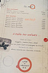 L' Horloge menu