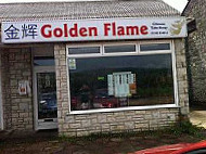 The Golden Flame outside